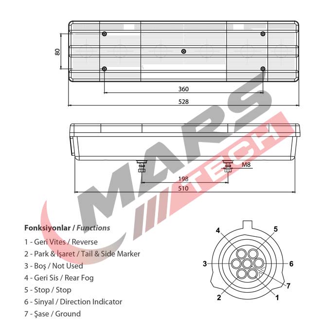 Led Stop Lamba