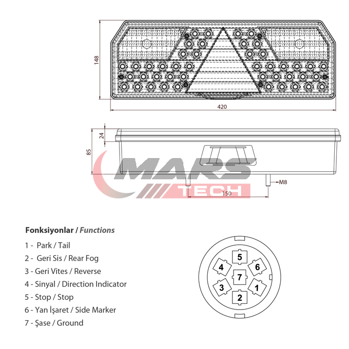 Led Stop Lamba